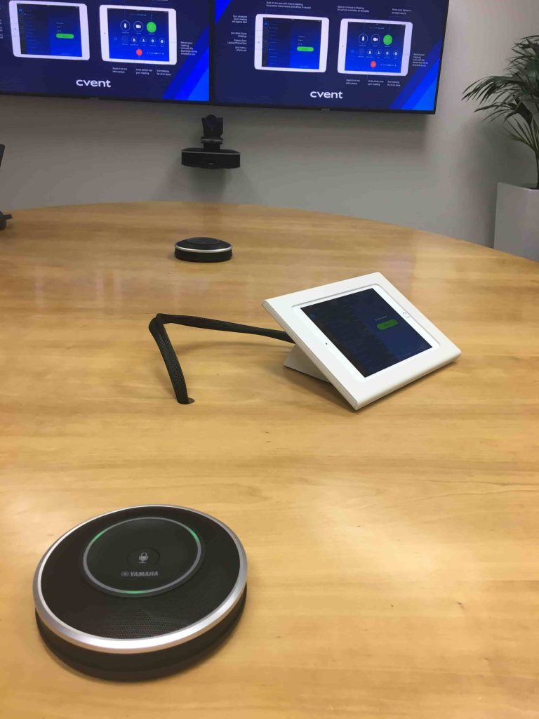 Cvent Boardroom Accessories - Audio Visual Portfolio